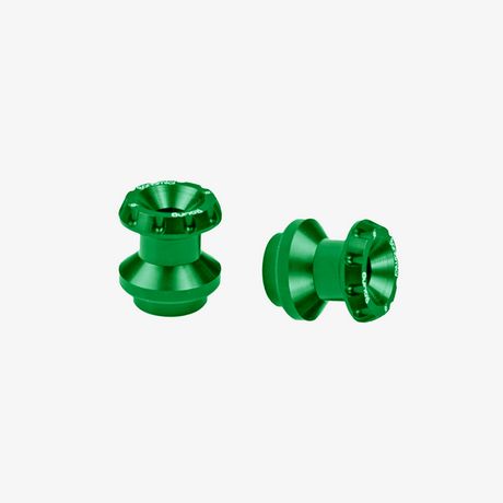 Swingarm Spools - classic - ø 8mm - Green