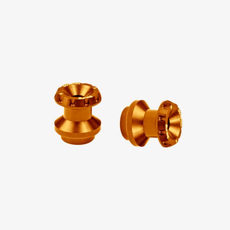 Swingarm Spools - classic - ø 8mm - Orange