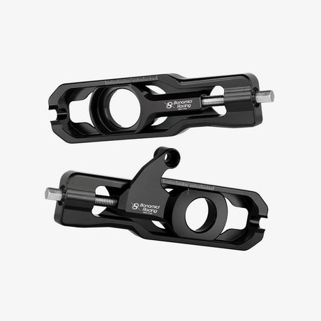 Chain adjuster with caliper support - Yamaha YZF R6 - BLACK