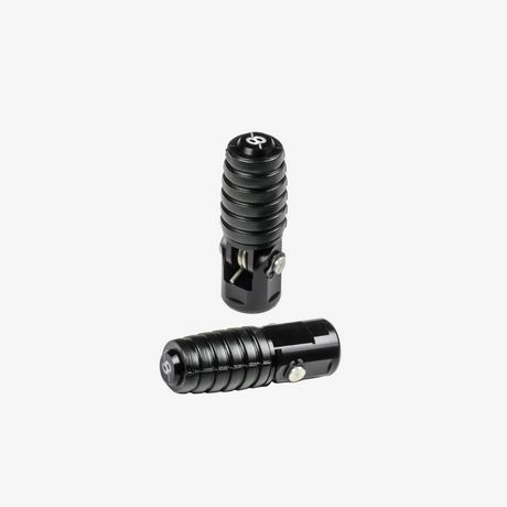 Pair of standard fold up toe pegs 