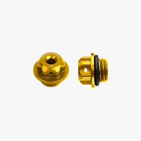 Oil cap - M19,5x2,5 - Gold