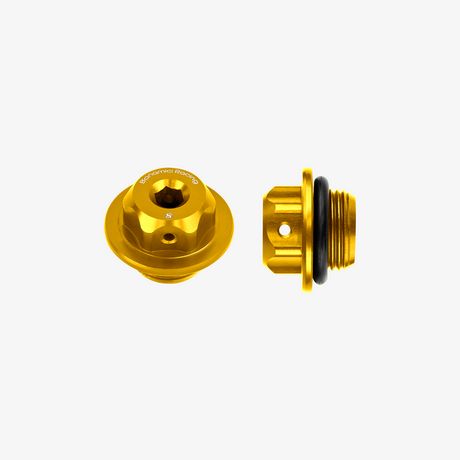 Oil cap - M20x1,5 - Gold