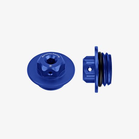 Oil cap - M27x3 - Blue