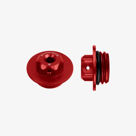 Oil cap - M27x3 - Red
